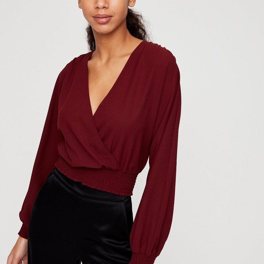 Aritzia Wilfred Reign Blouse - XXS